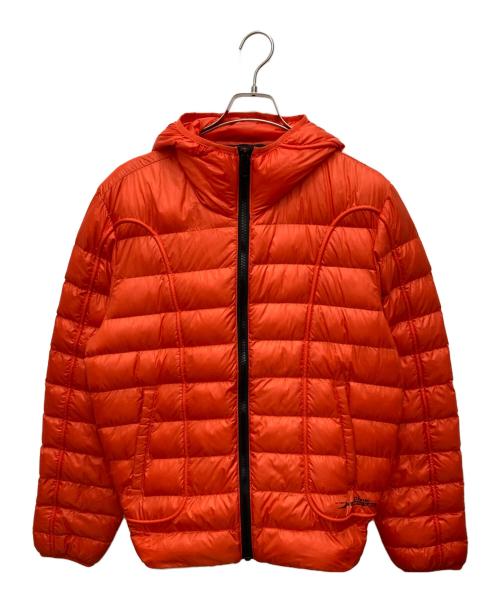 DIESEL（ディーゼル）DIESEL (ディーゼル) 3M シンサレート パデッド ナイロンパーカー オレンジ サイズ:Lの古着・服飾アイテム