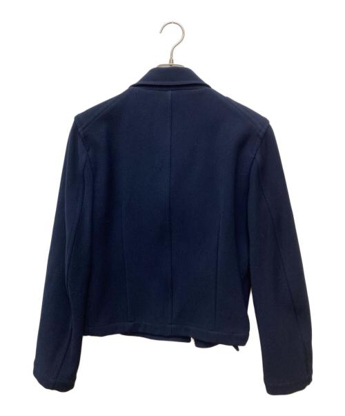 CELINE（セリーヌ）CELINE (セリーヌ) ダブルブレストウールブレンドライダース ネイビー サイズ:36の古着・服飾アイテム