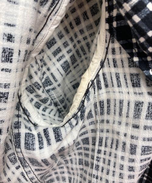 BOTTEGA VENETA（ボッテガベネタ）BOTTEGA VENETA (ボッテガベネタ) チェックジャケット ネイビー×ホワイト サイズ:46の古着・服飾アイテム