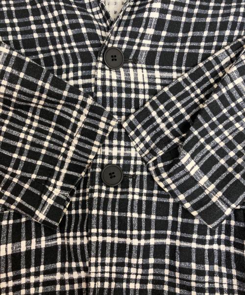 BOTTEGA VENETA（ボッテガベネタ）BOTTEGA VENETA (ボッテガベネタ) チェックジャケット ネイビー×ホワイト サイズ:46の古着・服飾アイテム