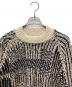 JAN JAN VAN ESSCHE (ヤンヤンバンエシュ) LOOSE FIT MEDIUM WEIGHT GRAPHICAL CREW NECK, MACHINE KNITTED ベージュ×ブラック サイズ:S：30000円