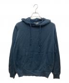 JOHN SMEDLEYジョンスメドレー）の古着「ニットパーカー」｜ブルー