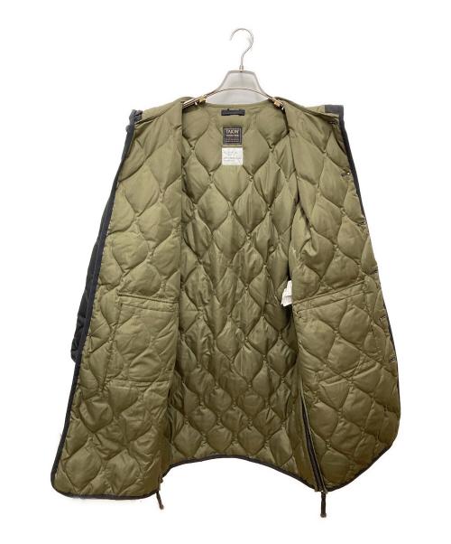 TAION（タイオン）TAION (タイオン) MILITARY LINE フード ダウンコート ブラック サイズ:XSの古着・服飾アイテム