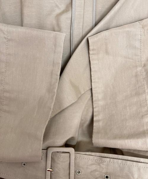 Mame Kurogouchi（マメクロゴウチ）Mame Kurogouchi (マメクロゴウチ) Cotton Hemp Coat ベージュ サイズ:1の古着・服飾アイテム