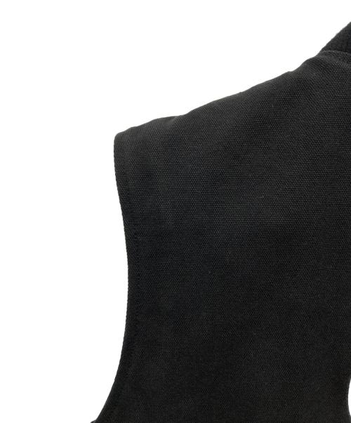 BlackEyePatch（ブラックアイパッチ）BlackEyePatch (ブラックアイパッチ) WASTED YOUTH (ウェイステッドユース) ダックベスト ブラック サイズ:Lの古着・服飾アイテム