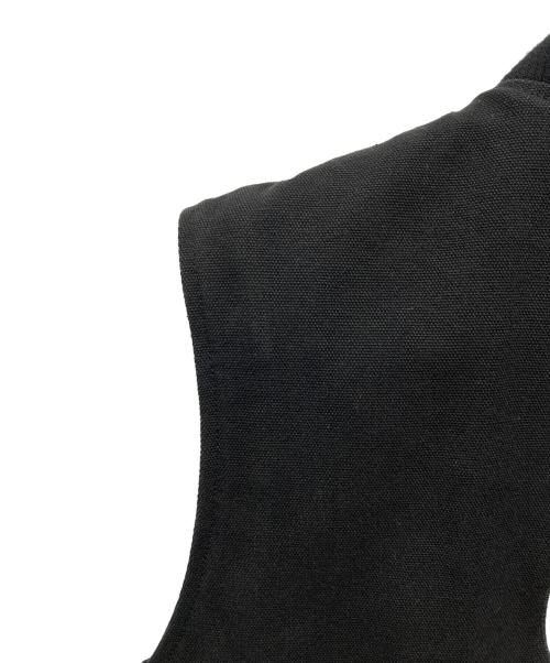 BlackEyePatch（ブラックアイパッチ）BlackEyePatch (ブラックアイパッチ) WASTED YOUTH (ウェイステッドユース) ダックベスト ブラック サイズ:Lの古着・服飾アイテム