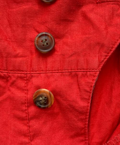 ISSEY MIYAKE（イッセイミヤケ）ISSEY MIYAKE (イッセイミヤケ) コットンパンツ　ME51-FF156 レッド サイズ:L～XLの古着・服飾アイテム