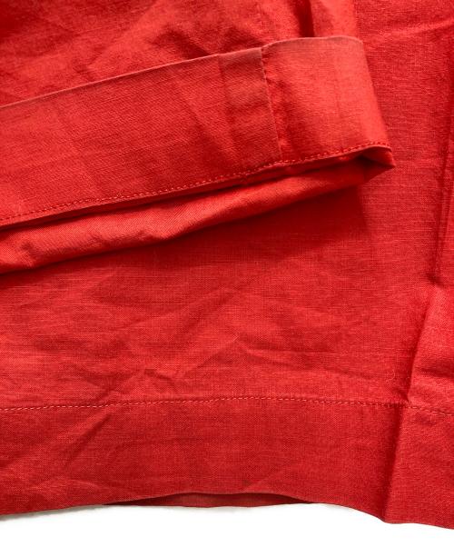 ISSEY MIYAKE（イッセイミヤケ）ISSEY MIYAKE (イッセイミヤケ) コットンパンツ　ME51-FF156 レッド サイズ:L～XLの古着・服飾アイテム