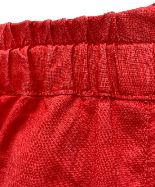ISSEY MIYAKE（イッセイミヤケ）ISSEY MIYAKE (イッセイミヤケ) コットンパンツ　ME51-FF156 レッド サイズ:L～XLの古着・服飾アイテム