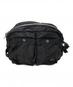PORTERポーター）の古着「タンカーウエストバッグ」｜ブラック