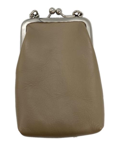 beautiful people（ビューティフルピープル）beautiful people (ビューティフルピープル) mini clasp pouch ベージュの古着・服飾アイテム