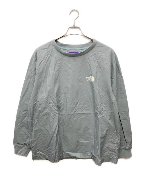 THE NORTHFACE PURPLELABEL（ザ・ノースフェイス パープルレーベル）THE NORTHFACE PURPLELABEL BEAUTY&YOUTH UNITED ARROWS (ビューティーアンドユースユナイテッドアローズ) ナイロンロングスリーブカットソー　NP2080N 黄緑 サイズ:Mの古着・服飾アイテム