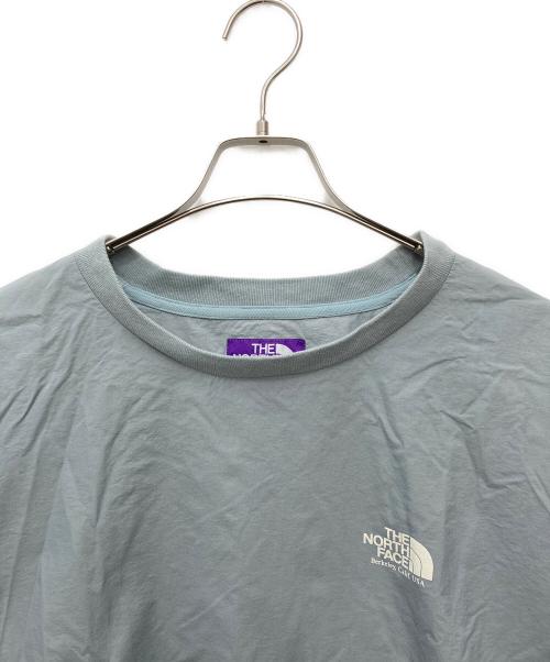 THE NORTHFACE PURPLELABEL（ザ・ノースフェイス パープルレーベル）THE NORTHFACE PURPLELABEL BEAUTY&YOUTH UNITED ARROWS (ビューティーアンドユースユナイテッドアローズ) ナイロンロングスリーブカットソー　NP2080N 黄緑 サイズ:Mの古着・服飾アイテム