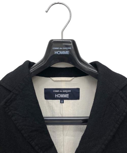COMME des GARCONS HOMME（コムデギャルソン オム）COMME des GARCONS HOMME (コムデギャルソン オム) ウールサージ製品縮絨3Bジャケット　HP-J105 ブラック サイズ:Sの古着・服飾アイテム