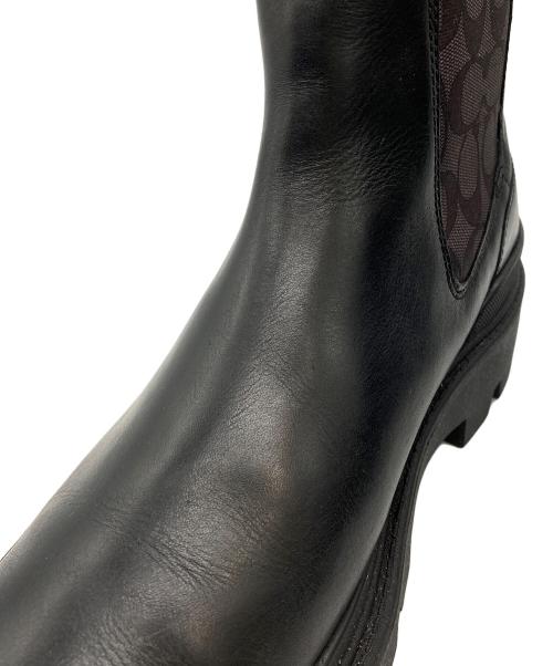 COACH（コーチ）COACH (コーチ) コルソン ブーツ シグネチャー　CX301 MFQ 7.5 D ブラック サイズ:26cmの古着・服飾アイテム