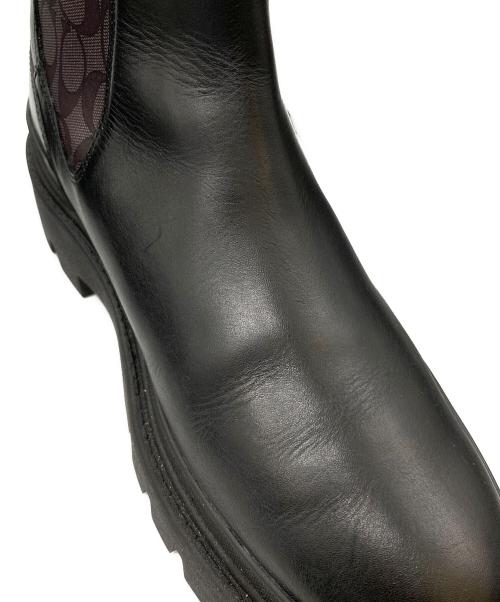 COACH（コーチ）COACH (コーチ) コルソン ブーツ シグネチャー　CX301 MFQ 7.5 D ブラック サイズ:26cmの古着・服飾アイテム