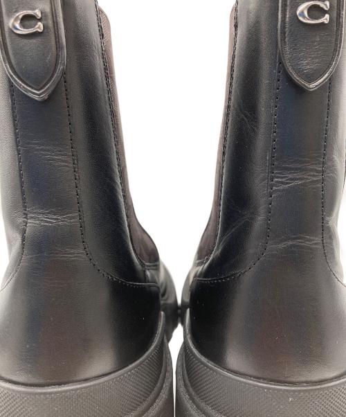 COACH（コーチ）COACH (コーチ) コルソン ブーツ シグネチャー　CX301 MFQ 7.5 D ブラック サイズ:26cmの古着・服飾アイテム