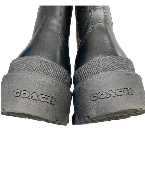 COACH（コーチ）COACH (コーチ) コルソン ブーツ シグネチャー　CX301 MFQ 7.5 D ブラック サイズ:26cmの古着・服飾アイテム