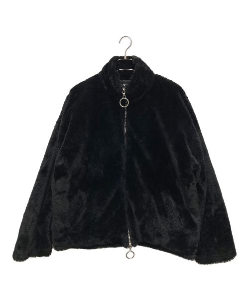VANQUISH（ヴァンキッシュ）VANQUISH (ヴァンキッシュ) Shamo Eco Fur blouson　VWJ015 ブラック サイズ:Ｆの古着・服飾アイテム