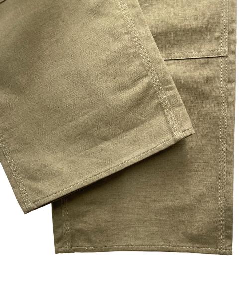 RE-PURPOSE（リパーパス）RE-PURPOSE (リパーパス) ダブルニーパンツ オリーブ サイズ:M 未使用品の古着・服飾アイテム