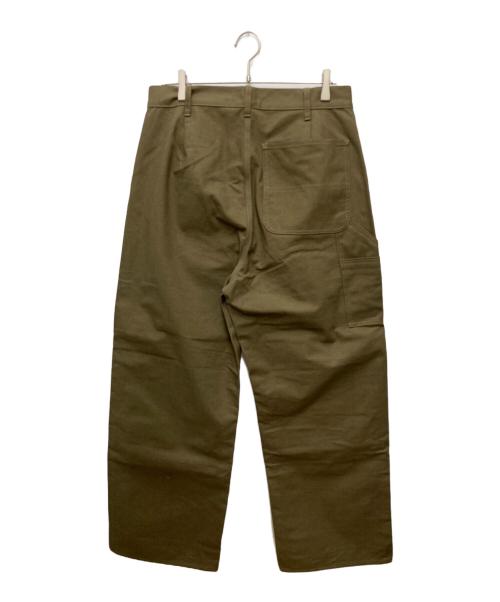 RE-PURPOSE（リパーパス）RE-PURPOSE (リパーパス) ダブルニーパンツ オリーブ サイズ:M 未使用品の古着・服飾アイテム