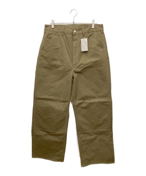 RE-PURPOSE（リパーパス）RE-PURPOSE (リパーパス) ダブルニーパンツ オリーブ サイズ:L 未使用品の古着・服飾アイテム