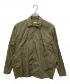 COMOLIコモリ）の古着「OD オープンカラーシャツ」｜オリーブ