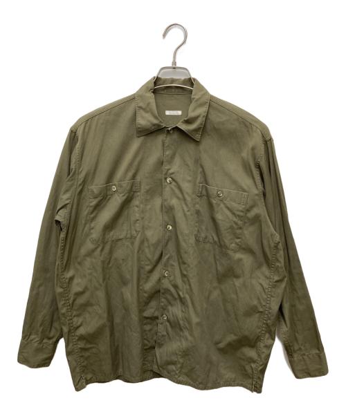 COMOLI（コモリ）COMOLI (コモリ) OD オープンカラーシャツ オリーブ サイズ:1の古着・服飾アイテム