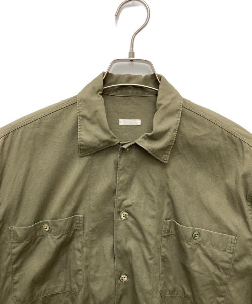 COMOLI（コモリ）COMOLI (コモリ) OD オープンカラーシャツ オリーブ サイズ:1の古着・服飾アイテム