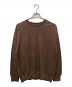 Yonetomiヨネトミ）の古着「HIGH TWIST WOOL KNIT PULLOVER」｜ブラウン