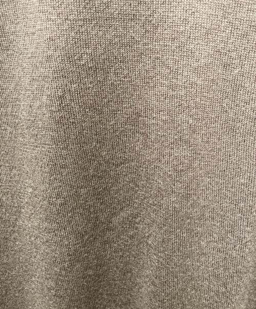 Yonetomi（ヨネトミ）Yonetomi (ヨネトミ) HIGH TWIST WOOL KNIT PULLOVER ブラウン サイズ:3の古着・服飾アイテム