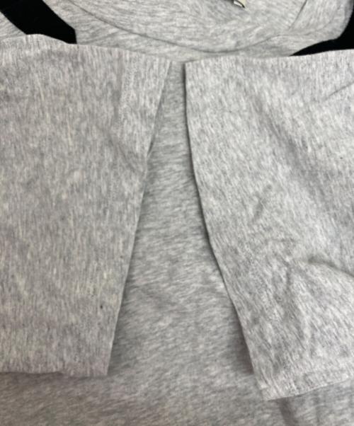 BALENCIAGA（バレンシアガ）BALENCIAGA (バレンシアガ) デザインプリントTシャツ グレー サイズ:XSの古着・服飾アイテム