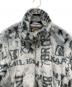 KARL KANI (カールカナイ) 総柄ファージャケット グレー サイズ:L：6000円