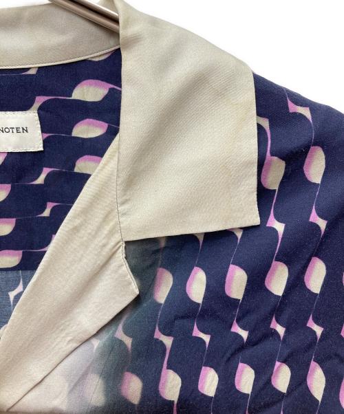 DRIES VAN NOTEN（ドリスヴァンノッテン）DRIES VAN NOTEN (ドリスヴァンノッテン) NAVY CASSI PRINT SHIRT ネイビー サイズ:Sの古着・服飾アイテム