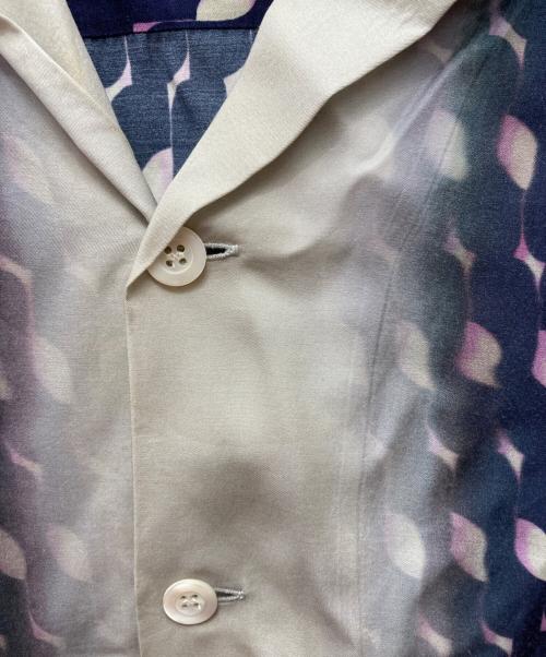 DRIES VAN NOTEN（ドリスヴァンノッテン）DRIES VAN NOTEN (ドリスヴァンノッテン) NAVY CASSI PRINT SHIRT ネイビー サイズ:Sの古着・服飾アイテム