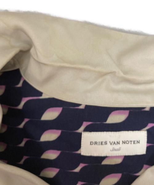 DRIES VAN NOTEN（ドリスヴァンノッテン）DRIES VAN NOTEN (ドリスヴァンノッテン) NAVY CASSI PRINT SHIRT ネイビー サイズ:Sの古着・服飾アイテム