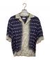 DRIES VAN NOTEN（ドリスヴァンノッテン）の古着「NAVY CASSI PRINT SHIRT」｜ネイビー
