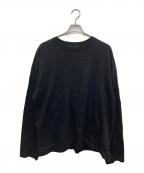 DRIES VAN NOTENドリスヴァンノッテン）の古着「HEGLANDオーバーサイズロングスリーブTシャツ」｜ブラック