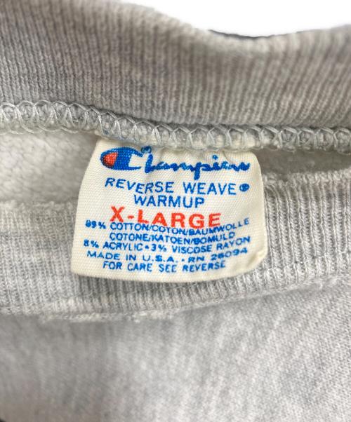 Champion REVERSE WEAVE（チャンピオン リバース ウィーブ）Champion REVERSE WEAVE (チャンピオン リバース ウィーブ) 80s リバースウィーブスウェット グレー サイズ:XLの古着・服飾アイテム