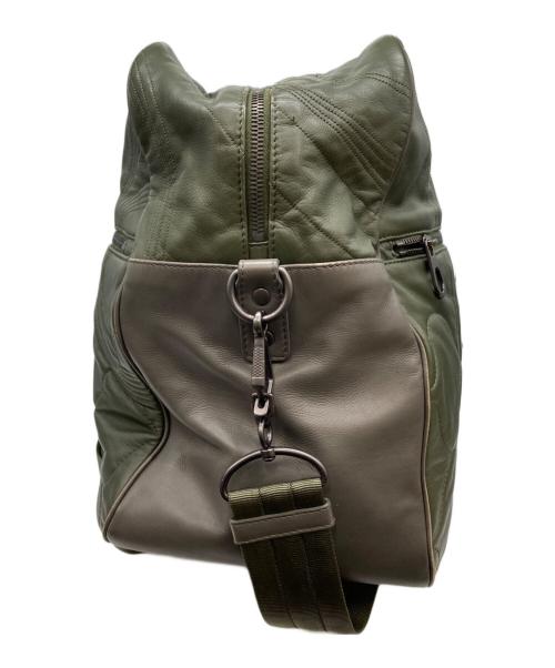 BOTTEGA VENETA（ボッテガベネタ）BOTTEGA VENETA (ボッテガベネタ) レザーショルダーバッグ オリーブの古着・服飾アイテム