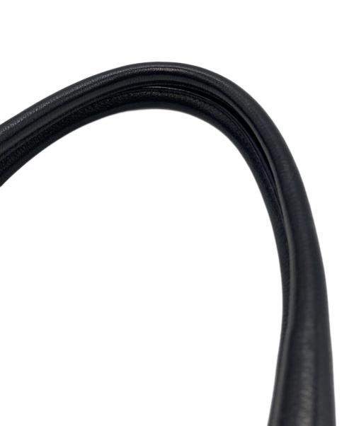 BOTTEGA VENETA（ボッテガベネタ）BOTTEGA VENETA (ボッテガベネタ) レザートートバッグ ネイビーの古着・服飾アイテム