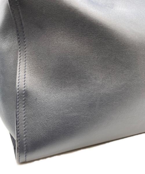 BOTTEGA VENETA（ボッテガベネタ）BOTTEGA VENETA (ボッテガベネタ) イントレチャートハンドル トートバッグ ネイビーの古着・服飾アイテム