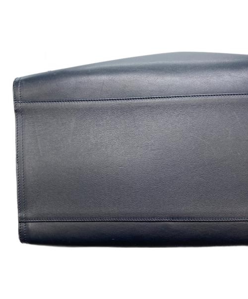 BOTTEGA VENETA（ボッテガベネタ）BOTTEGA VENETA (ボッテガベネタ) イントレチャートハンドル トートバッグ ネイビーの古着・服飾アイテム