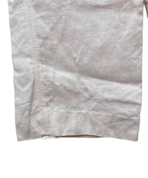 BORDERS at BALCONY（ボーダーズアットバルコニー）BORDERS at BALCONY (ボーダーズアットバルコニー) リネンワイドパンツ ピンク サイズ:38の古着・服飾アイテム