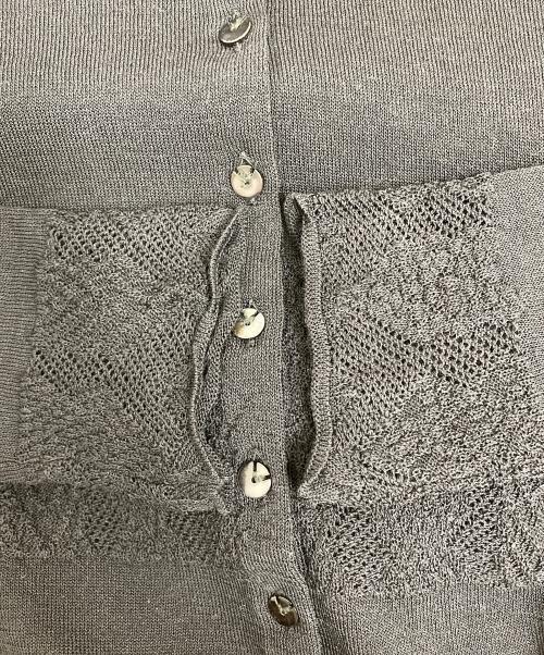 VALENTINO LES TRICOTS（ヴァレンティノ レ トリコ）VALENTINO LES TRICOTS (ヴァレンティノ レ トリコ) ニットカーディガン ブラック サイズ:40の古着・服飾アイテム