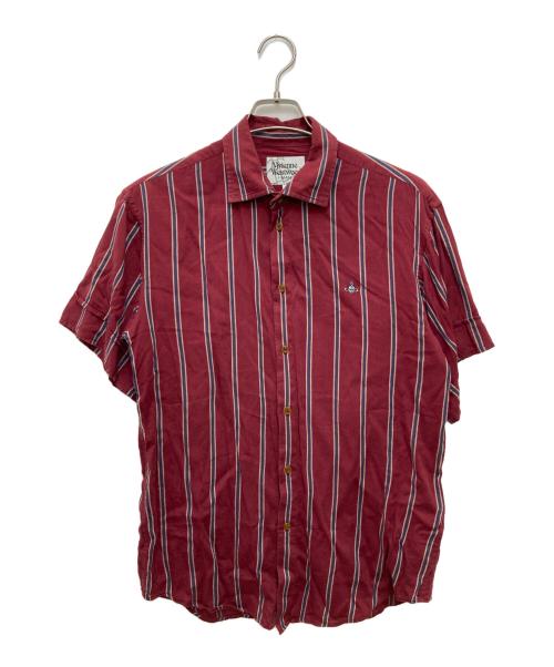 Vivienne Westwood（ヴィヴィアンウエストウッド）Vivienne Westwood (ヴィヴィアンウエストウッド) 半袖シャツ レッド サイズ:44の古着・服飾アイテム