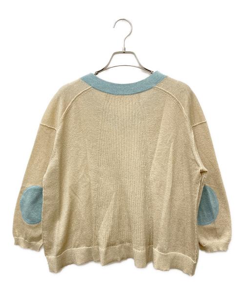 Zhor&Nema（ゾー&ネマ）Zhor&Nema (ゾー&ネマ) ラメニット ベージュ サイズ:Lの古着・服飾アイテム