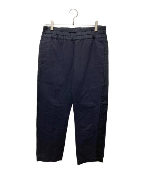 DRIES VAN NOTEN（ドリスヴァンノッテン）DRIES VAN NOTEN (ドリスヴァンノッテン) サイドラインイージーパンツ ネイビー サイズ:48の古着・服飾アイテム