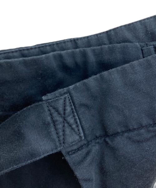 DRIES VAN NOTEN（ドリスヴァンノッテン）DRIES VAN NOTEN (ドリスヴァンノッテン) コットンリネンラップパンツ ネイビー サイズ:48の古着・服飾アイテム