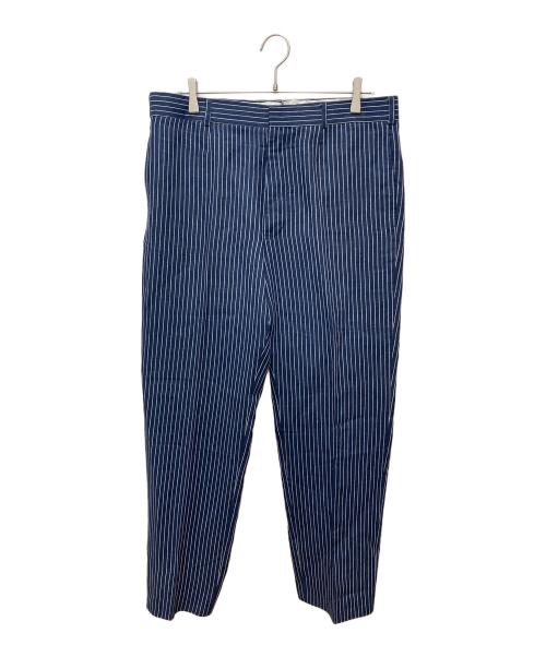 BROOKS BROTHERS（ブルックスブラザーズ）BROOKS BROTHERS (ブルックスブラザーズ) ストライプリネンパンツ ネイビー サイズ:BB2の古着・服飾アイテム